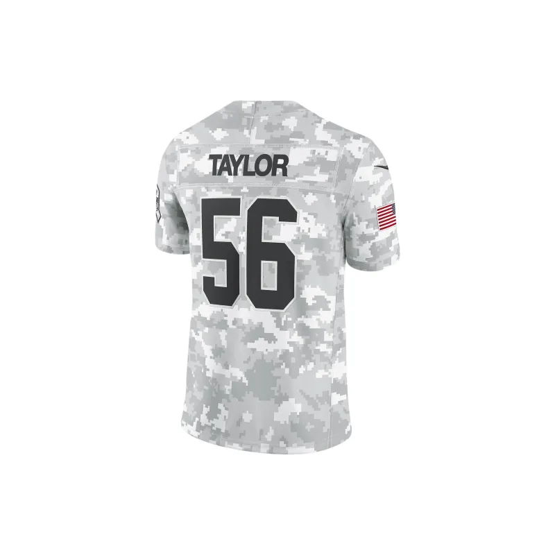 Nike Lawrence Taylor New York Giants Salute To Service Men's Nike Dri FIT Nfl Limited Jersey-1