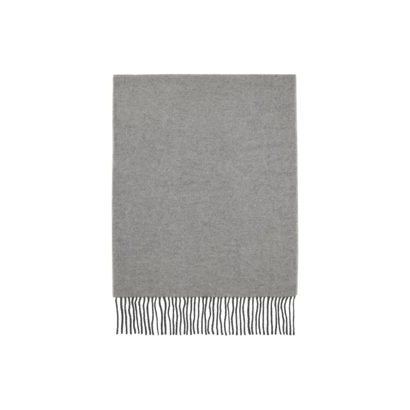 GANNI Logo Fringe-detailing Scarf-1