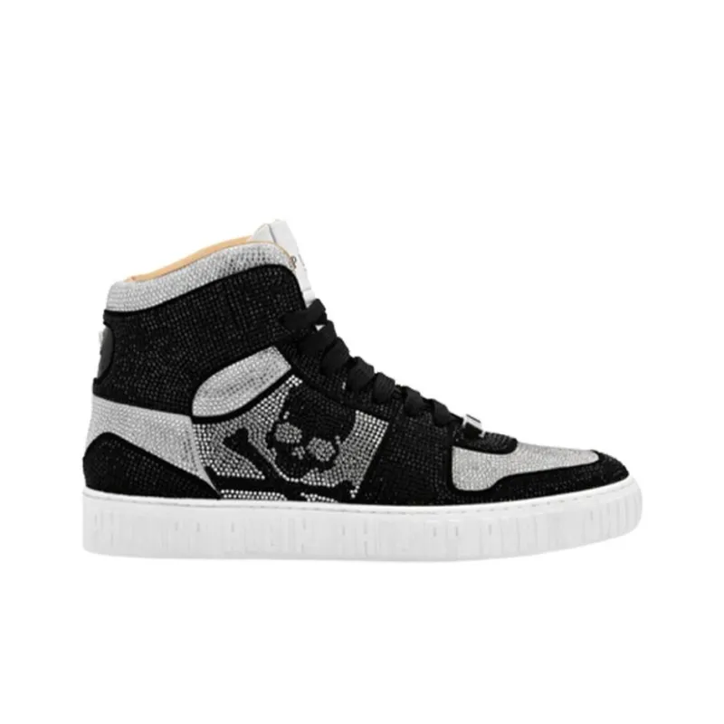 PHILIPP PLEIN Strass Hi-top Sneakers-1
