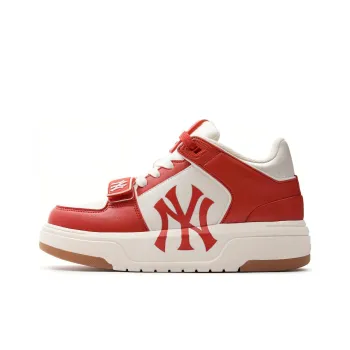 MLB Chunky Liner Wear resistant And Lightweight Low Top Skateboard Shoes Unisex Red