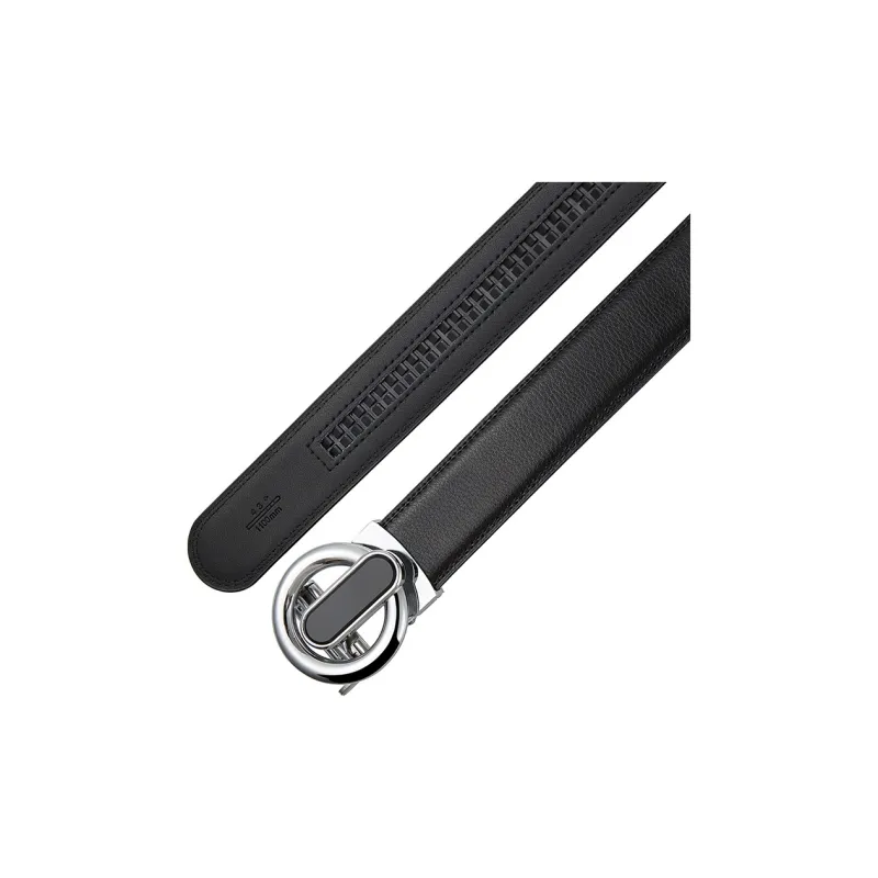 YUZHAOLIN Cow Split Leather Leather Belts Men's 3.5CM-1