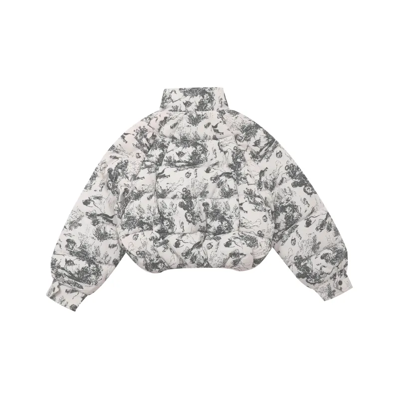 LSVE Puffer Jacket Women's Silver Apricot-2