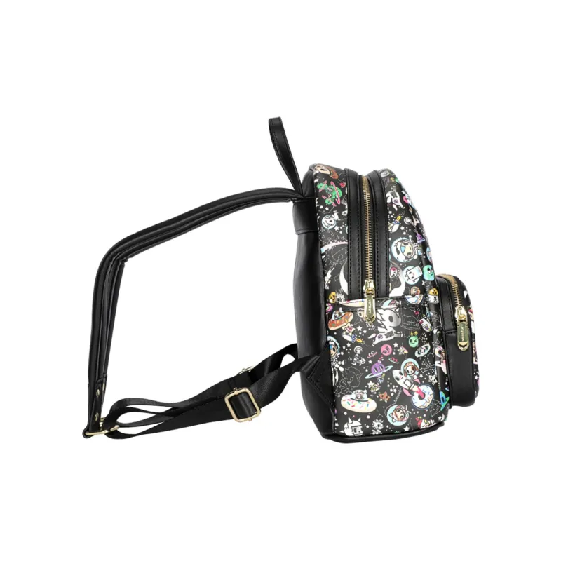 MESUCA Tokidoki Unicorn Collection PU Backpack Regular Women's Black/Purple-7