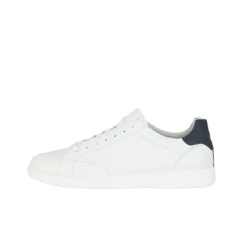 GEOX Kennet Anti-Slip Wear-Resistant Low-Top Skateboard Shoes Men's White