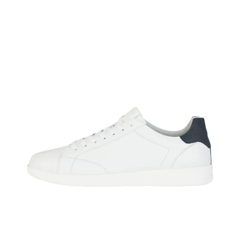 GEOX Kennet Anti-Slip Wear-Resistant Low-Top Skateboard Shoes Men's White-0