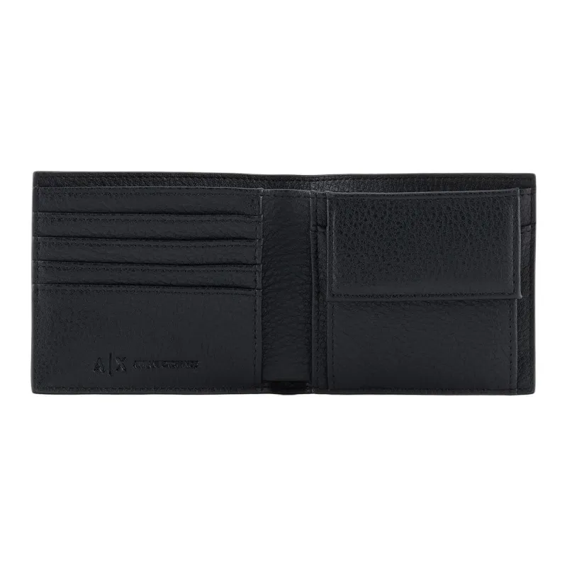 ARMANI EXCHANGEAE PU Wallet Small Size Men's Black-2