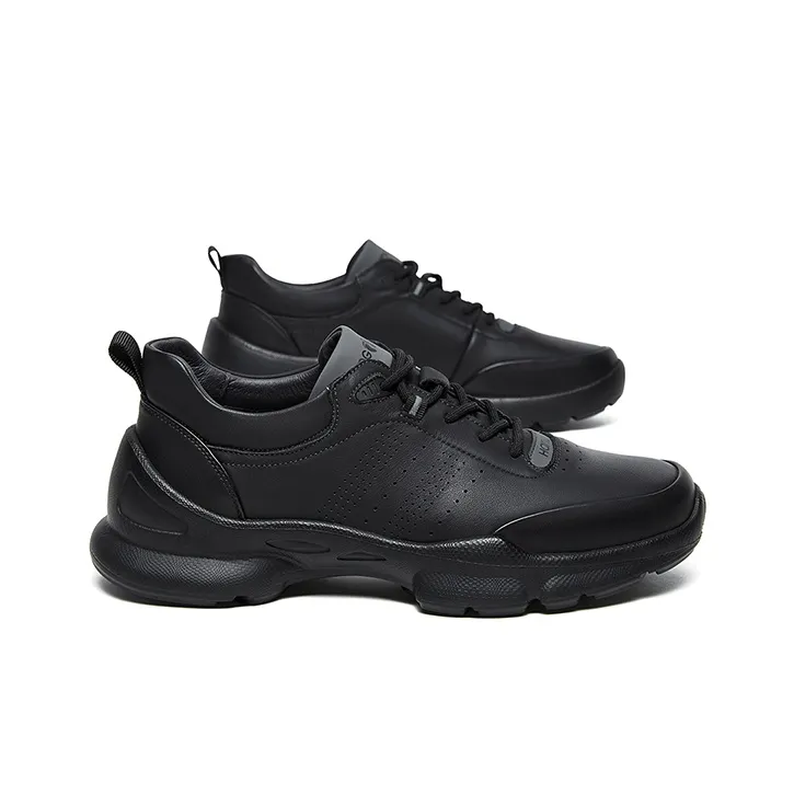 HANG TEN Low Top Casual Shoes Unisex Black Caviar-2