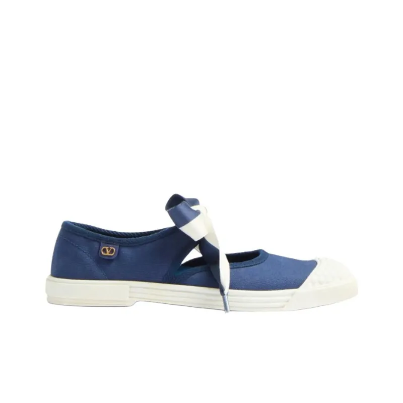 Valentino Bay By Bay Casual Single Shoes Women's Blue-1