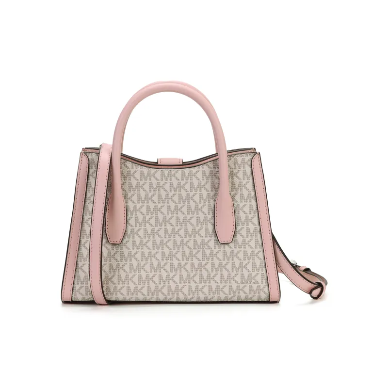 MICHAEL KORS Gabby Polyester Handbags Shoulder Bag Crossbody Bag Small Size Women's Gray & Pink-3