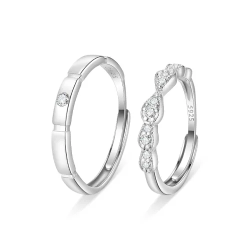 SOFTDORA 925 Sterling Silver Rings Unisex