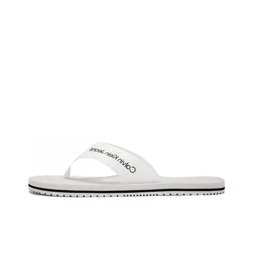 CKJ CALVIN KLEIN JEANS Flip Flops Men's White