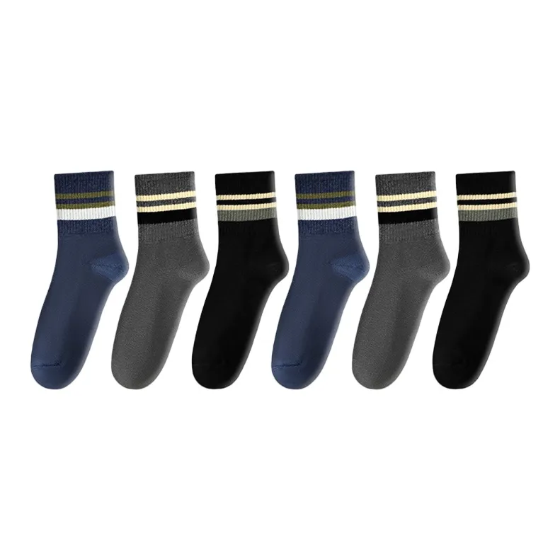 Lanza Mid Calf Socks Men's 6 Pack-7