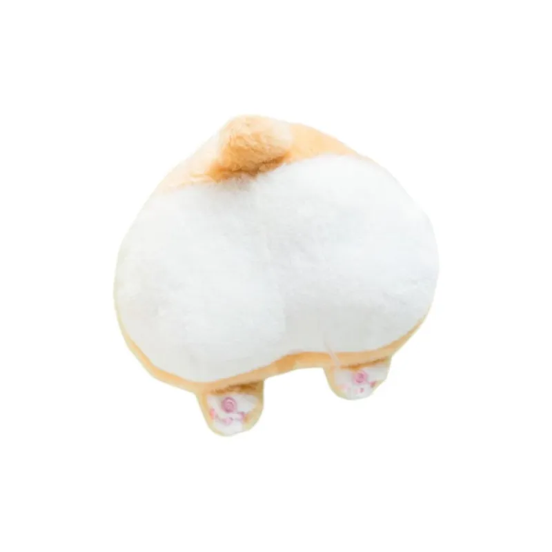 Crooked Melon Production High Quality PP Cotton Coin Purse Regular Unisex Orange & White-1