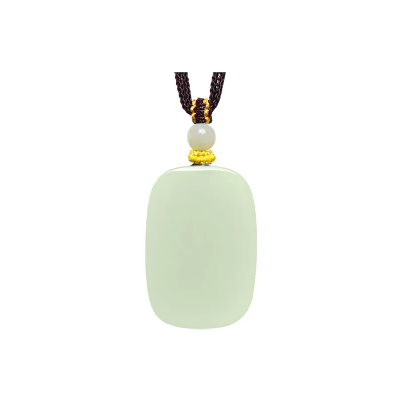 MARY WINDSOR Hetian Jade Amulet Pendant Pale Greenish White Jade Women's-0