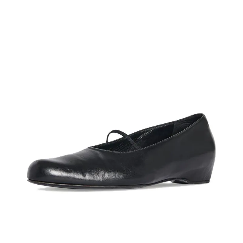 THE ROW Marion Leather Ballerina Shoes-3