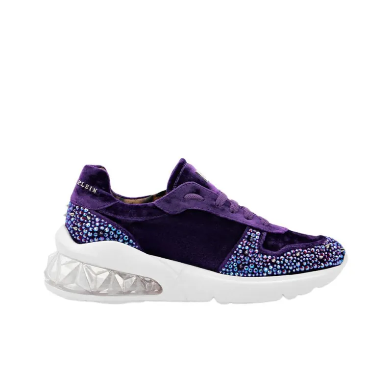 PHILIPP PLEIN Casual Shoes Women's Low-Top Purple-1