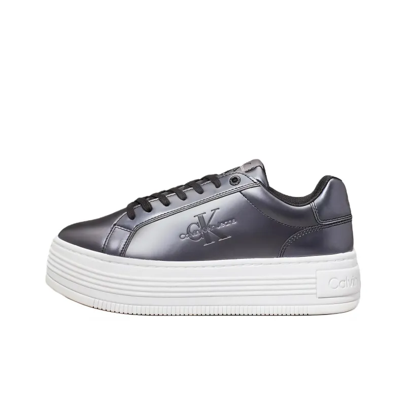 CKJ CALVIN KLEIN JEANS Skateboard Shoes Women's Black-0