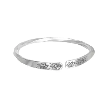 CUTE DAME S999 Fine Silver Sterling Silver Bracelets Women's Silver
