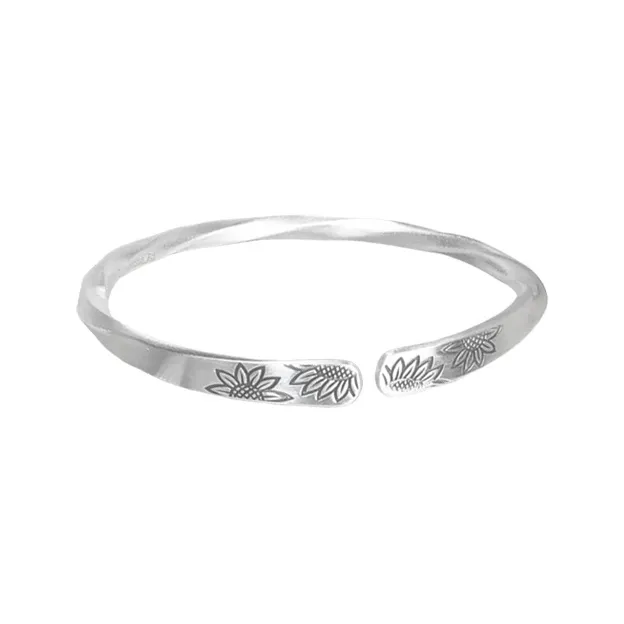 CUTE DAME S999 Fine Silver Sterling Silver Bracelets Women's Silver-0