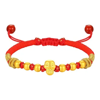 ZHOUBAIFU Gold Bracelet Unisex