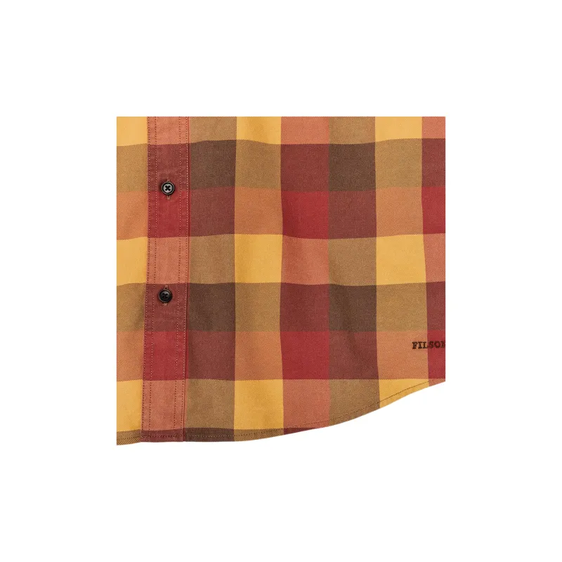 Filson Shirt Men's Red Yellow Brown-3