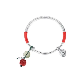 Ascending S999 Fine Silver Bangles Women's