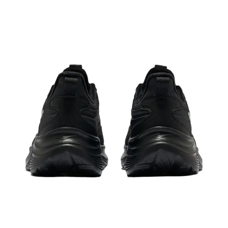 Erke Wear Resistant Slip Resistant Low Top Casual Shoes Men's Jet Black-3