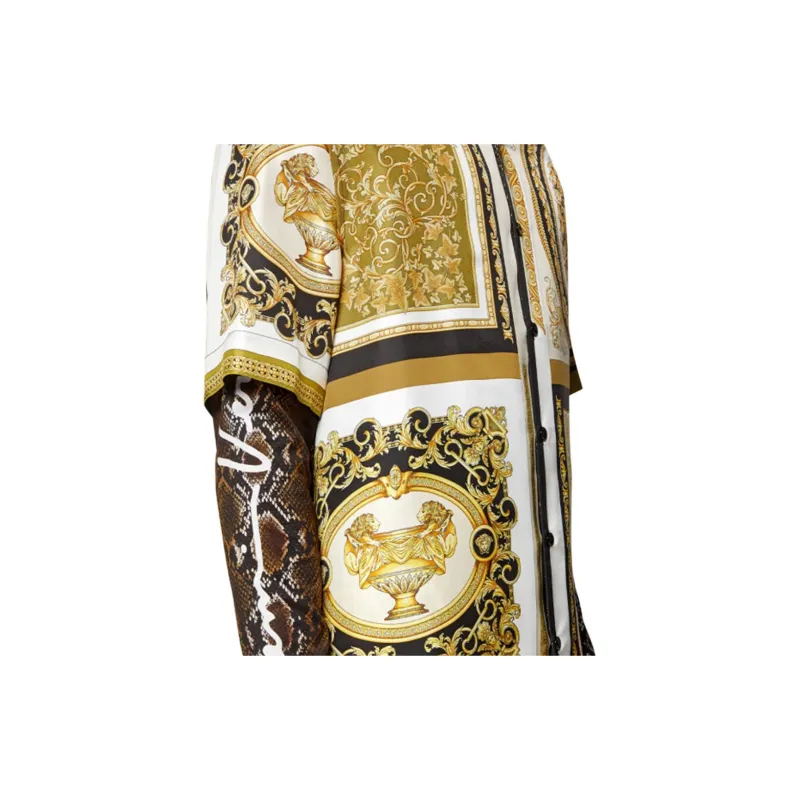 VERSACE VERSACE Shirt Men's Yellow-4