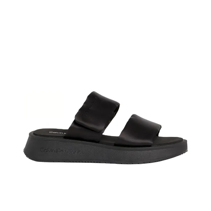CKJ CALVIN KLEIN JEANS Slide Slippers 4.5cm Women's Black-1