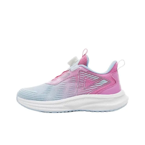 PEAK Anti-Slip Wear-Resistant Low-Top Kids' Running Shoes Blue Pink Kids'