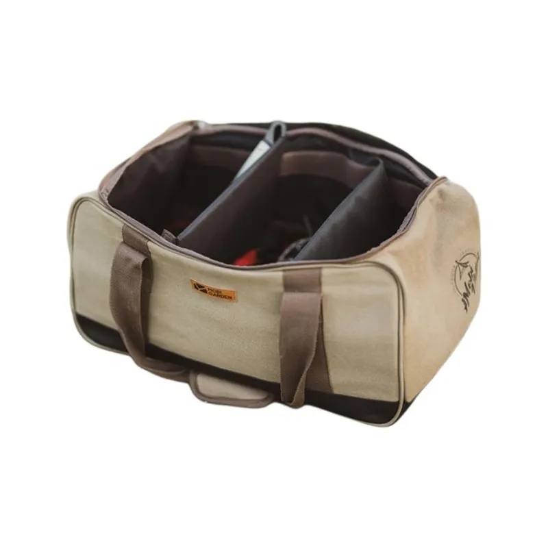 MOBI GARDEN Canvas Equipment Storage Bag Tool Bag Storage Box Storage Bag Regular Unisex Warm Sand-2