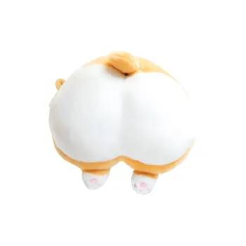 Crooked Melon Production High Quality PP Cotton Coin Purse Regular Unisex Orange & White