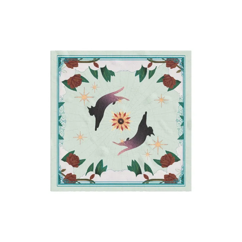 WohStudios Tarot Card Tablecloth & Table Mat Good Looking Collection Exquisite Illustration Style Board Games-5