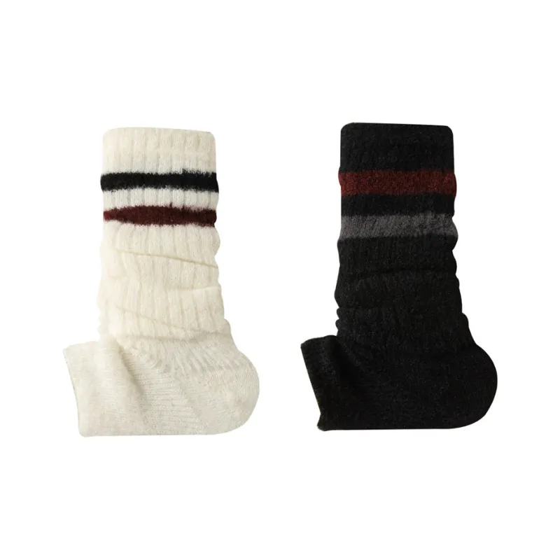 MIIOW Mid Calf Socks Women's Combo Set-0
