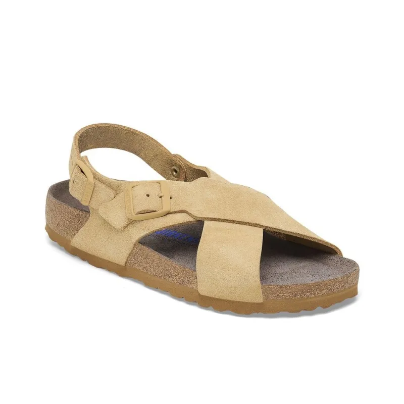 Birkenstock Tulum Soft Footbed Beach Sandals Women's Latte Brown Narrow Fit-1
