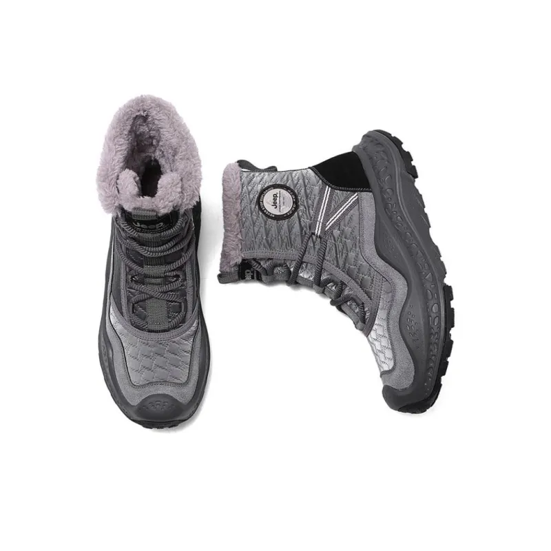 Jeep Snow Boots Men Gray-2