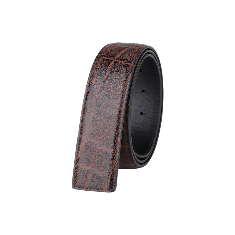 Jaylen Oos Top Grain Cow Leather Leather Belts Men's Black/Coffee 3.5cm/3.8cm-19