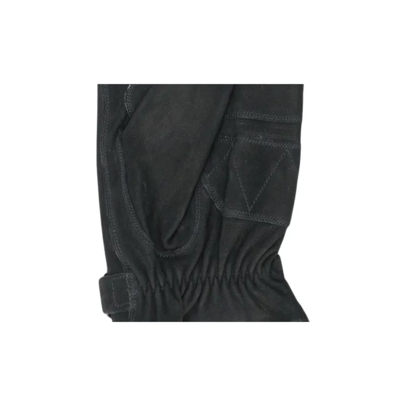 BARBOUR Leather Gloves Men's Black-2