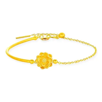 Zheng Tai Fook Gold Bracelet Unisex