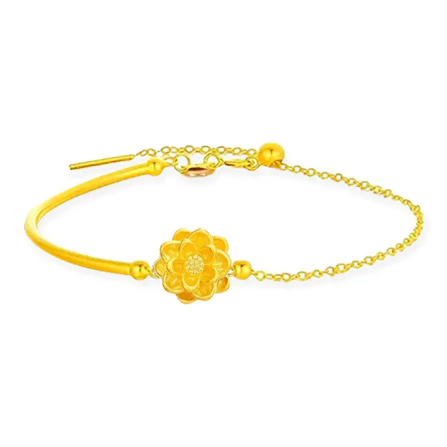 Zheng Tai Fook Gold Bracelet Unisex-0