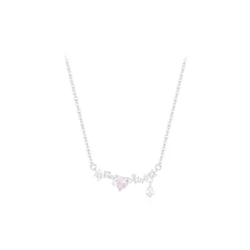 PRETTY DIARY Zircon Necklaces Women's
