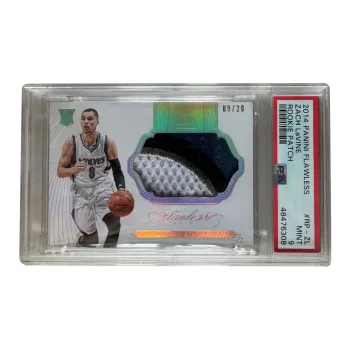 PANINI 2014 15 Flawless Zach LaVine Rising Stars Patch Portable 20/20 PSA9 Graded Cards 1 Pc