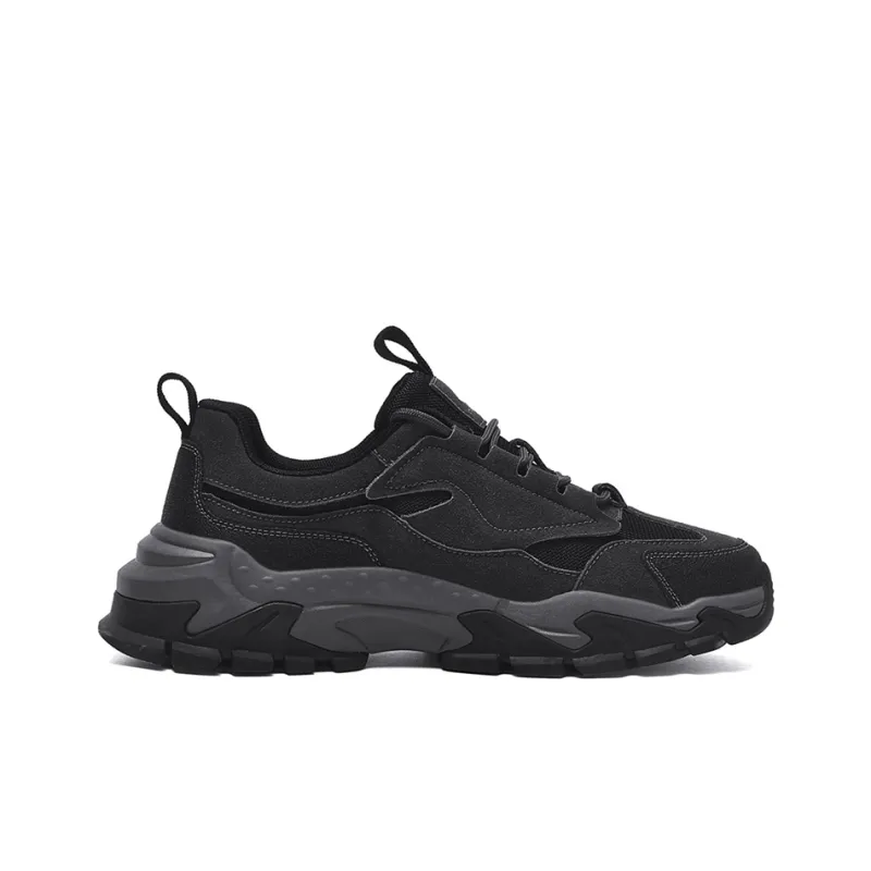 Jeep Low Top Chunky Sneakers Unisex Black-1
