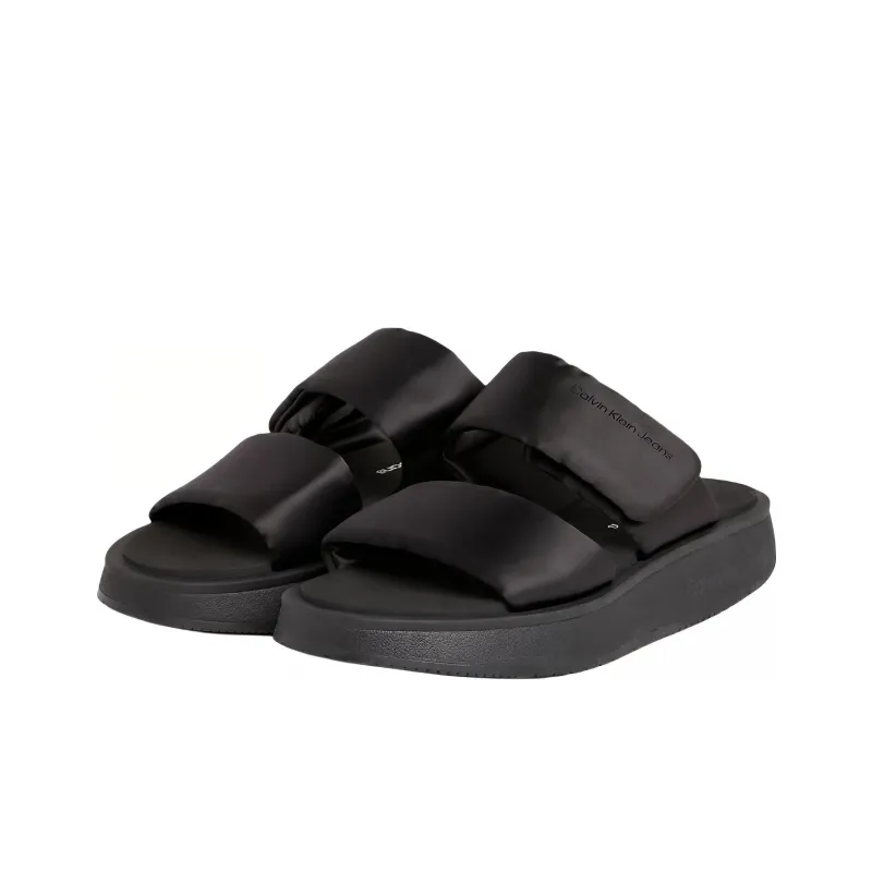 CKJ CALVIN KLEIN JEANS Slide Slippers 4.5cm Women's Black-2