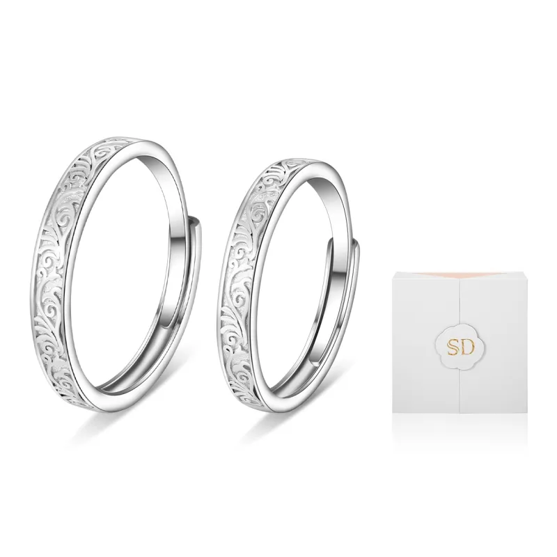 SOFTDORA 925 Sterling Silver Accessory Ring Unisex-2