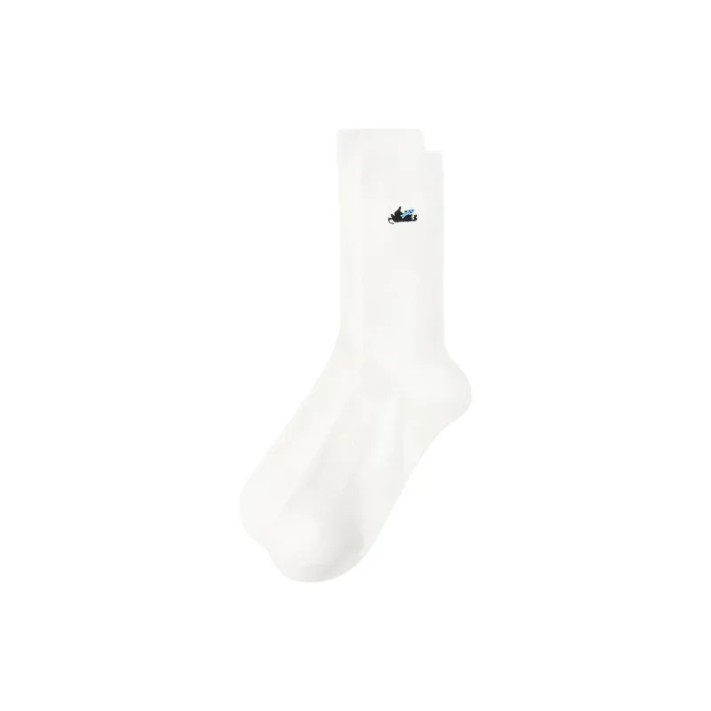 ZARA Mid Calf Socks Men's 1 Pack White-0