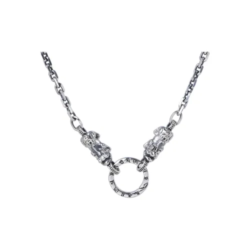 JINLUWANG 925 Sterling Silver Necklaces Unisex