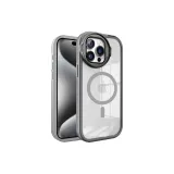 [Titanium Gray]Magnetic Mirror Stand with Transparent Case