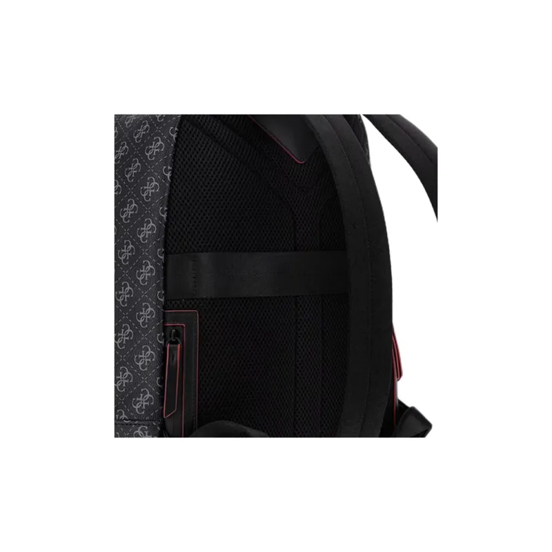 GUESS Polyurethane Backpack Regular Men's Black & Gray-3