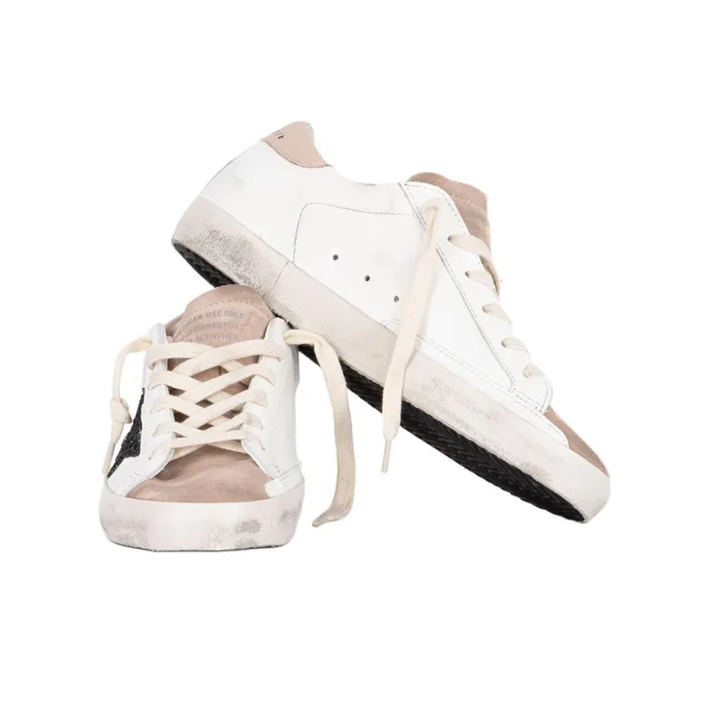 Golden Goose Superstar Milk Pink Dark Blue Women's-4